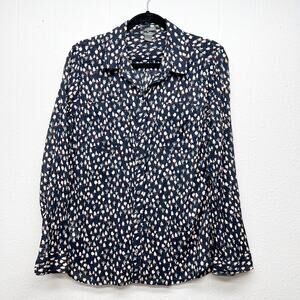 Eddie Bauer Nature Tree Printed Shirt Women Large Cotton Sustainable Lightweight